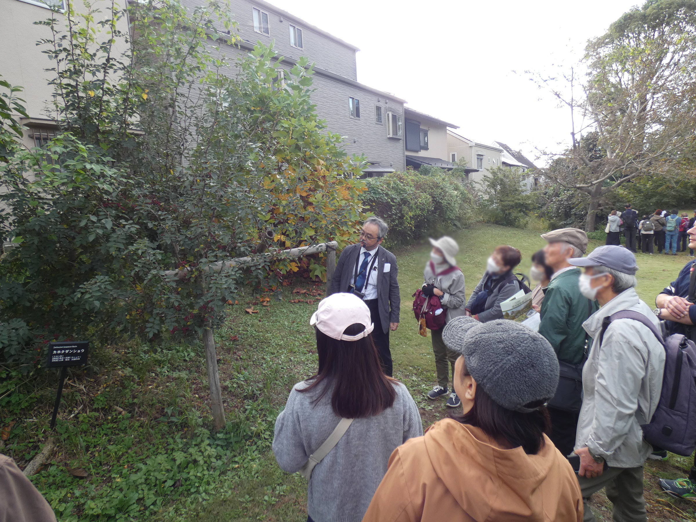 松崎教授による薬用植物園ガイド